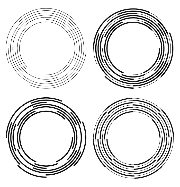Vector design elements symbol editable icon halftone dot streak pattern on white background vector illustration eps 10 frame with color random dots round border icon using halftone line dots texture
