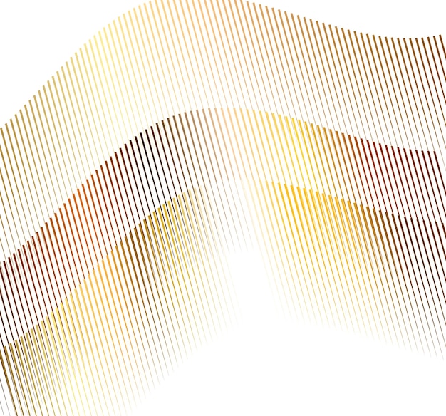 Design elements Wave of many glittering lines circle Abstract glow wavy stripes on white background isolated Vector illustration EPS 10 Glitter waves with lines created using Blend Tool