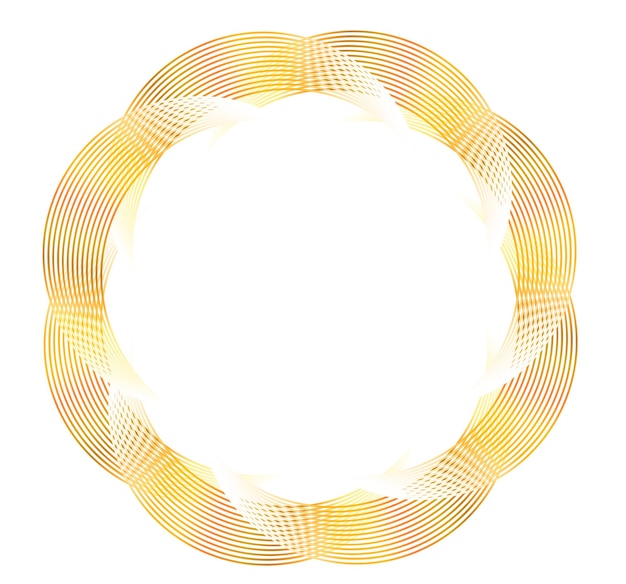 design elements wave of many glittering lines circle abstract glow wavy stripes on white background isolated vector illustration eps 10 glitter waves with lines created using blend tool