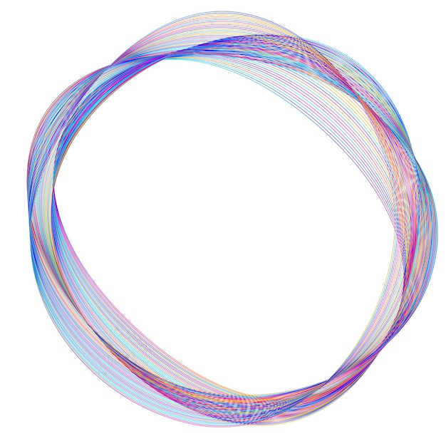 Design elements wave of many purple lines circle ring abstract vertical wavy stripes on white background isolated vector illustration eps 10 colourful waves with lines created using blend tool