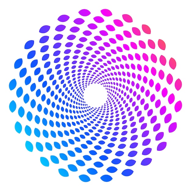 많은 보라색 선의 파동 요소, 원 반지, 색 바탕에 추상적인 수직 파동 줄무, 고립된 터 일러스트레이션 (eps 10), 블렌드 도구를 사용하여 만들어진 선과 함께 다채로운 파동