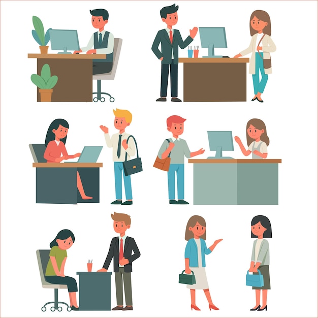 디자인 플래트 일러스트레이션
