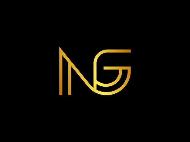 design a gold ng logo