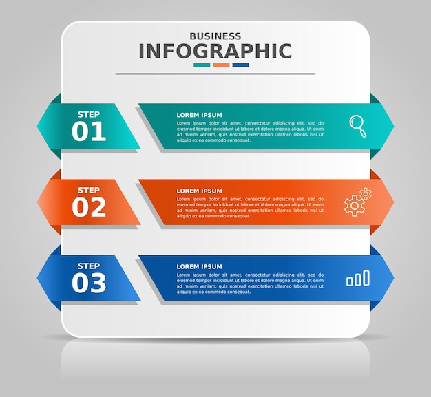 Design infographic business template