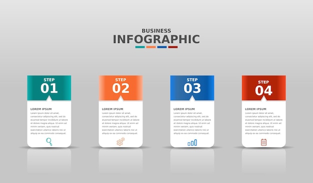 Дизайн инфографики бизнес шаблон