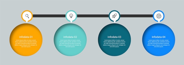 Vector design infographic element template