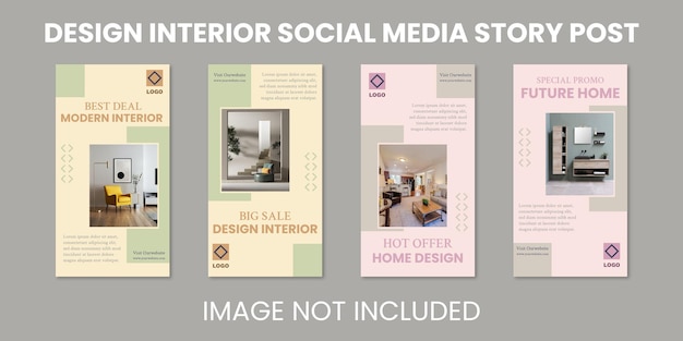 Design Interior Social Media Story Post