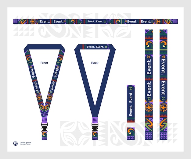 design lanyard event