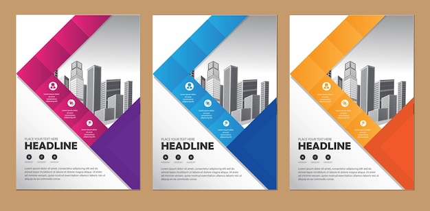 Vector design layout brochure business template