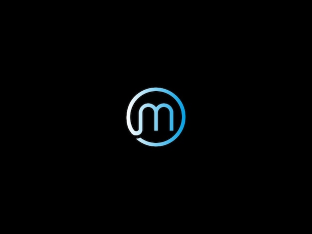 design a logo for m