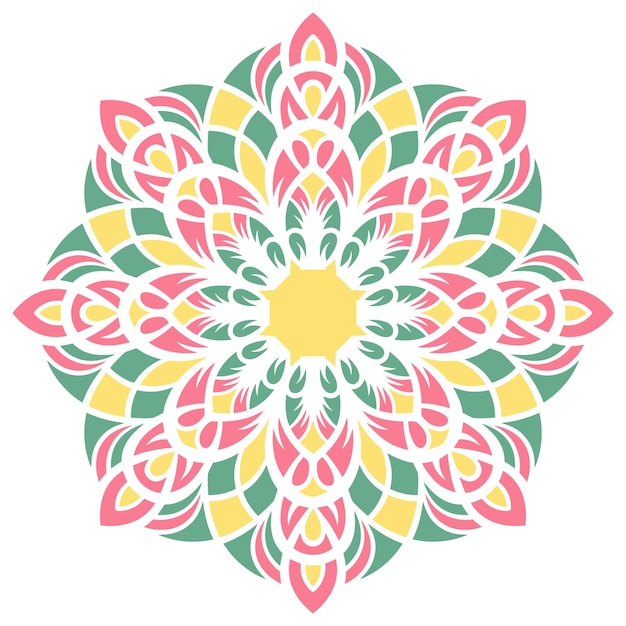 Design Luxury Mandala Illustration for Wedding