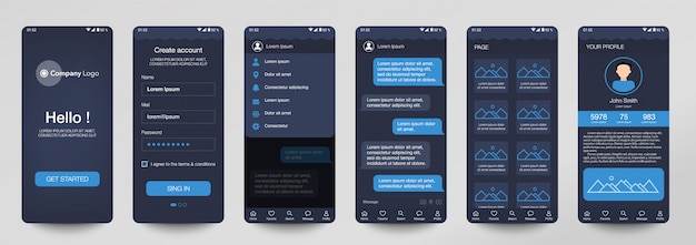 Design of mobile app chat room