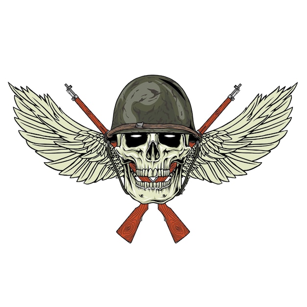 Vector design old military inthe white beground