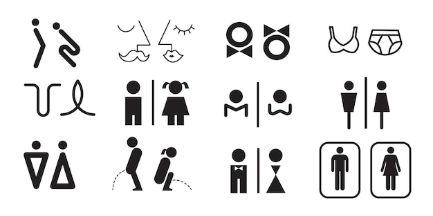 Design pack of toilet sign