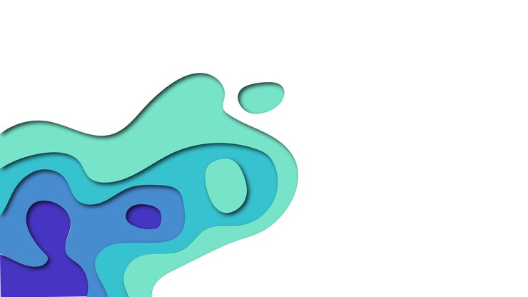 Vector design paper cut background