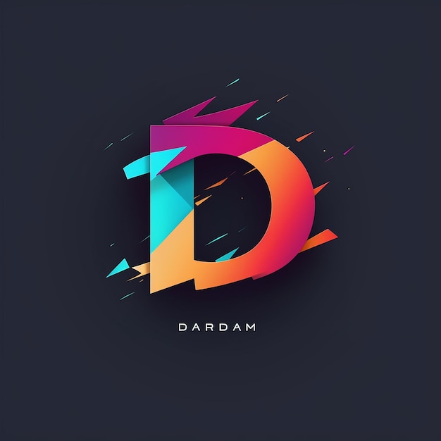 Vector the design of a pure letter d logo vector concise