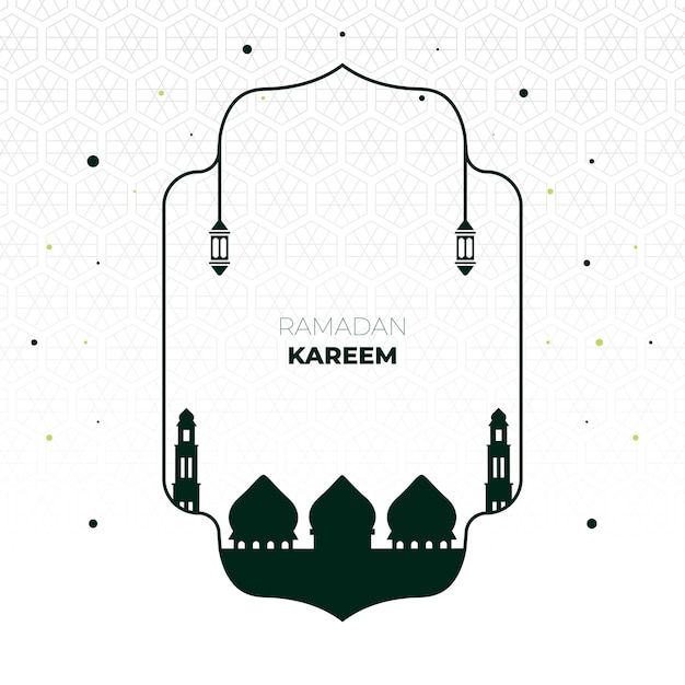 Design of ramadan kareem celebration ramadan decoration