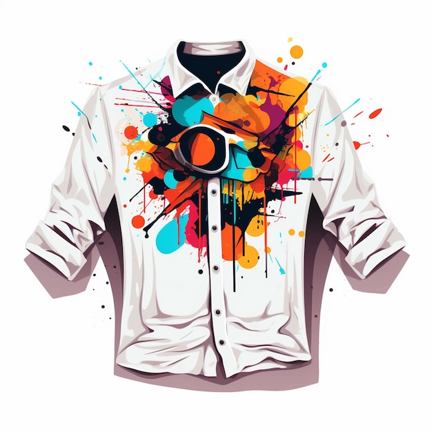 design shirt template vector fashion front illustration wear white men clothes clothing