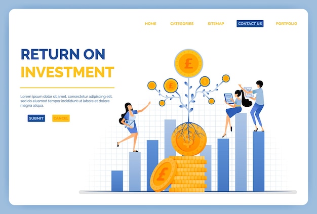 Design of taking returns of investment