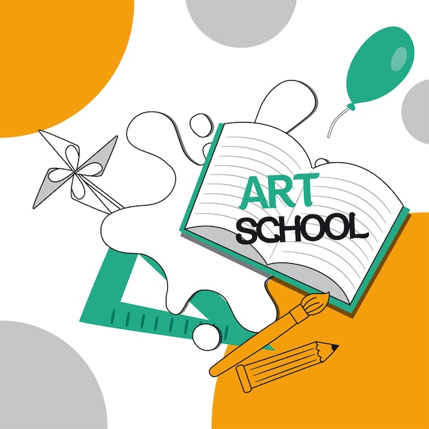 Modello di progettazione per lo studio della scuola d'arte