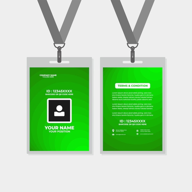design template of id card, for name tag, committee, office, member, corporate, company, identity, s
