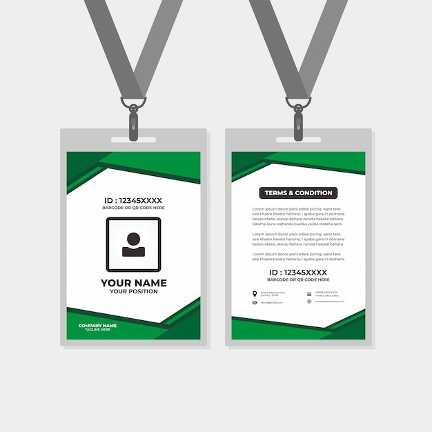 design template of id card, for name tag, committee, office, member, corporate, company, identity, s