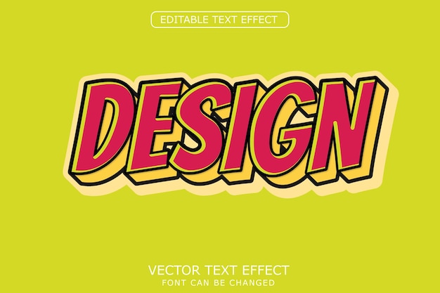 Design text effect