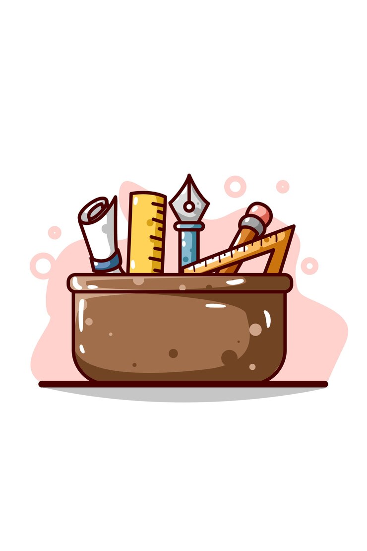 Vector 디자인 도구 상자 그림 손 그리기