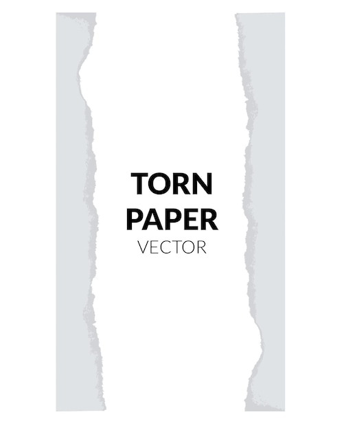 Design torn paper vector