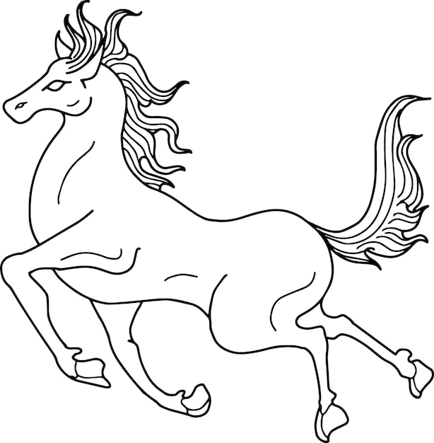 デザインベクトル馬の実行の概要