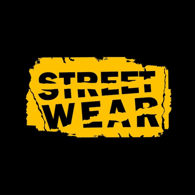 Design vector typography for t-shirt streetwear clothing.