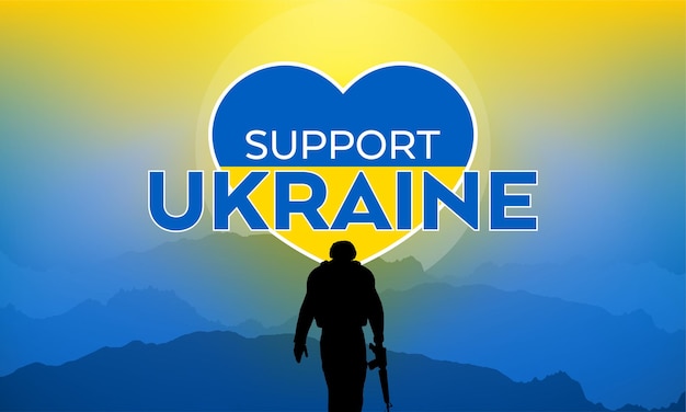 design in vectors to support Ukraine