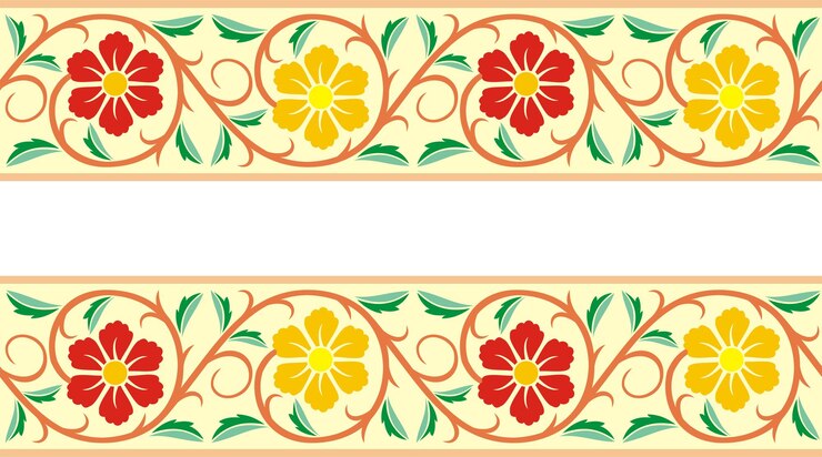 a design for a wallpaper with a floral design that says spring