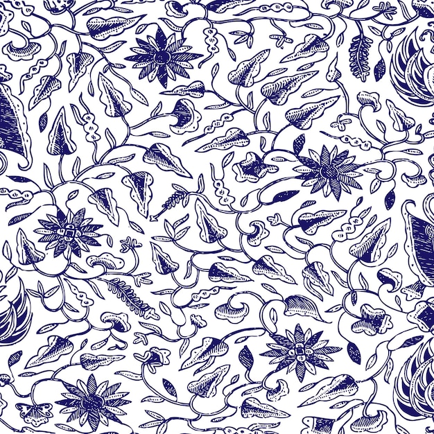 Design for wallpaper, wrapping paper, background, fabric. Vector seamless pattern with decorative