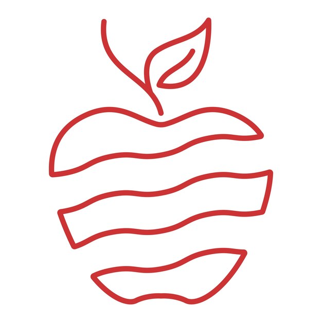 Designconcept van het Apple-logo