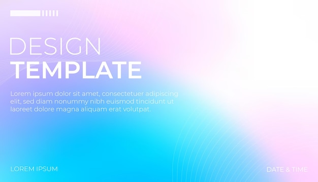 Desing Template Abstract gradient background background design