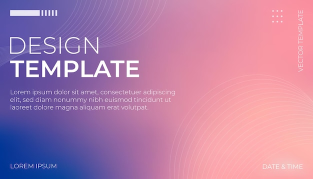 Desing Template Gradient wallpaper background