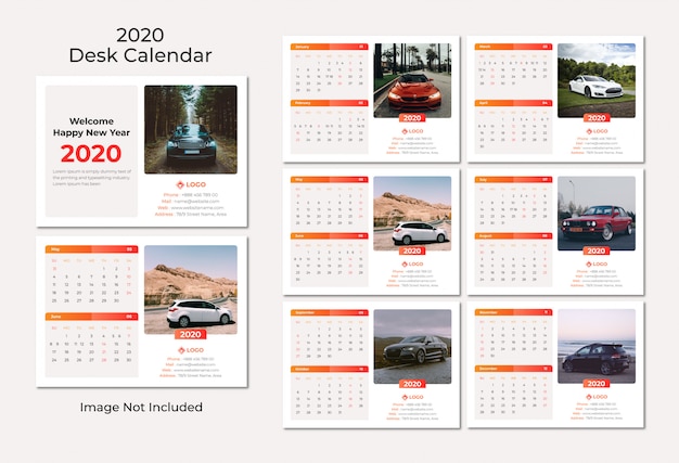 Calendario da tavolo 2020