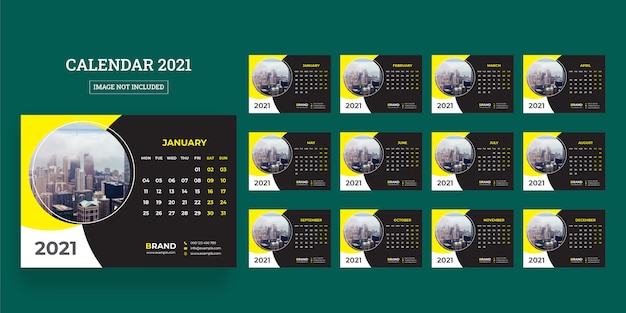 卓上カレンダー2021