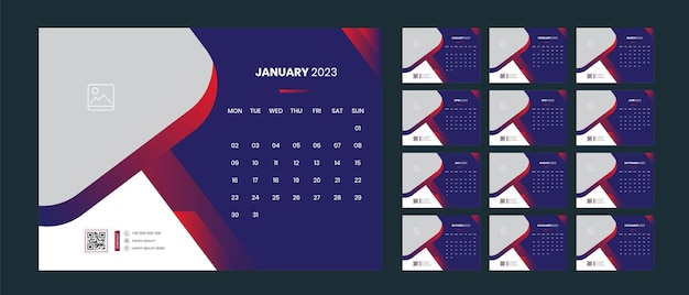 Desk Calendar 2023