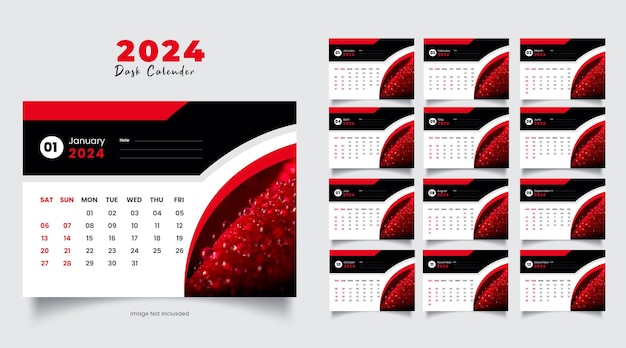 Desk calendar design