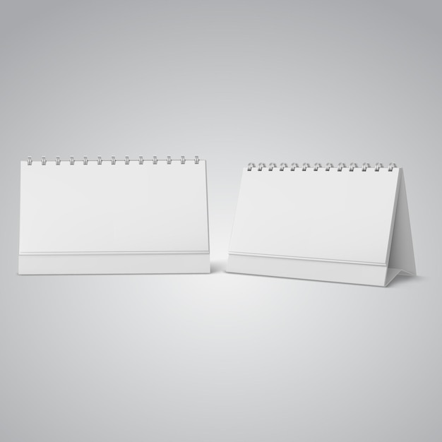 Desk calendar mockup