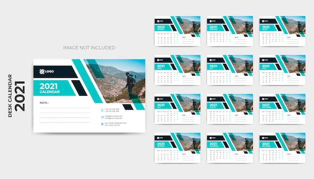 Desk calendar   template