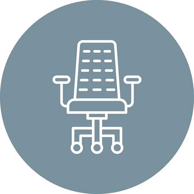 Desk Chair icon vector image Can be used for Business