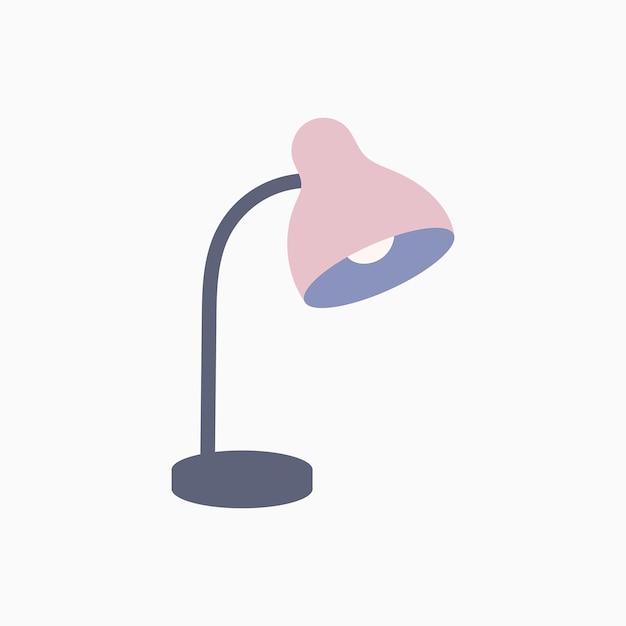 A desk lamp illustration