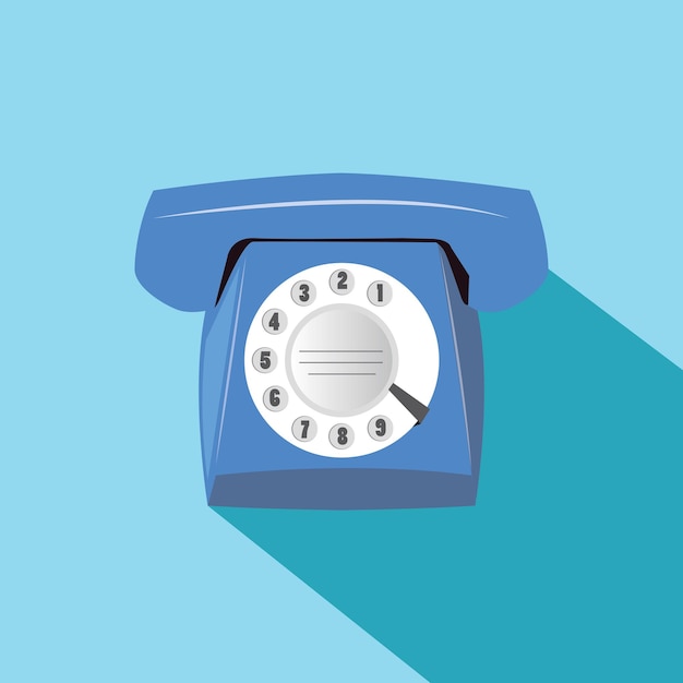 Desk Phone icon  Illustration