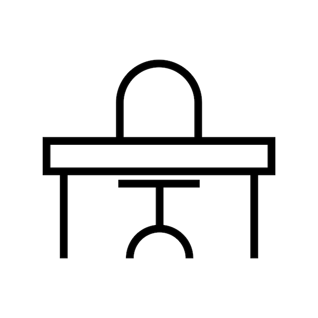 desk vector icon