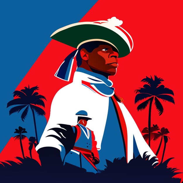 Vector dessalines vector illustration