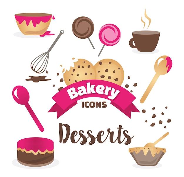 Dessert Bakery Icons