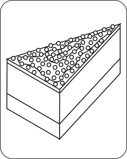 Disegni da colorare di dessert per bambini